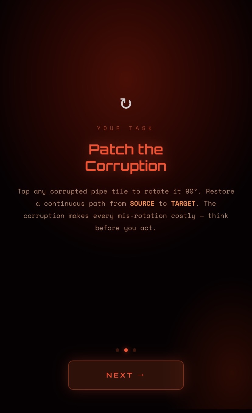 Glitch — patch the corruption task