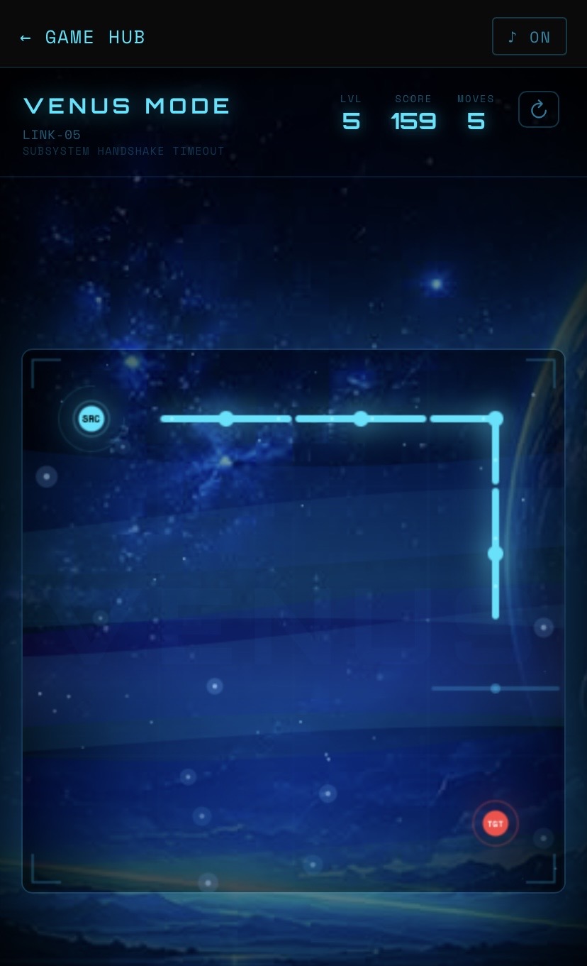Venus — signal routing gameplay
