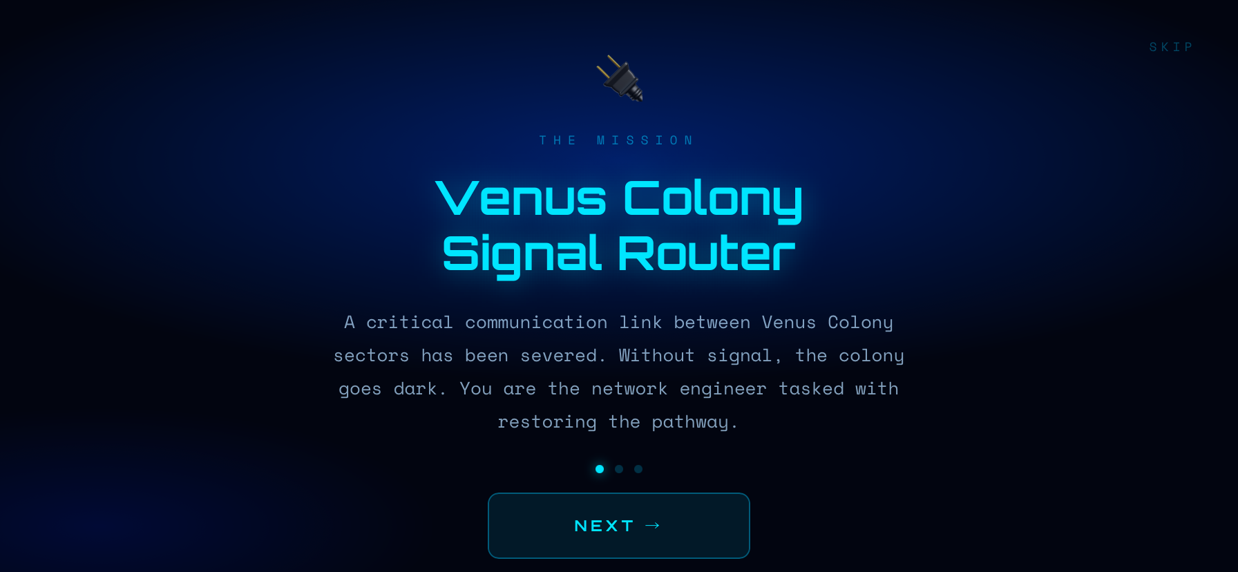 Venus — mission briefing